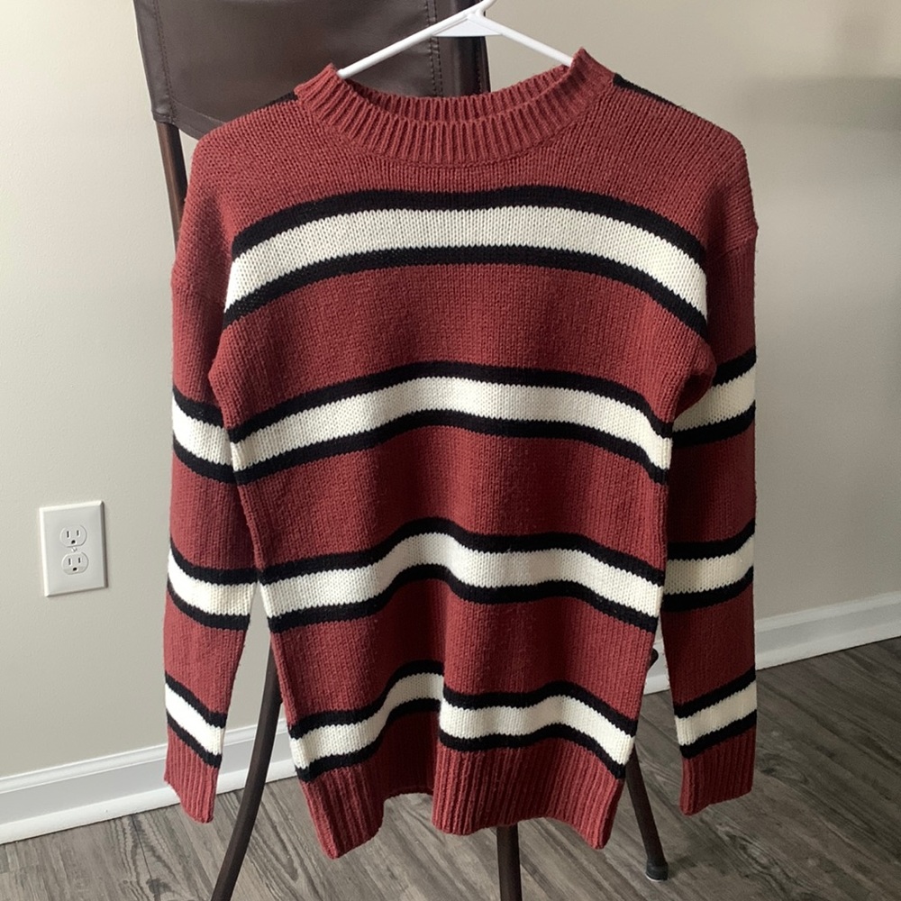PINK ROSE striped sweater